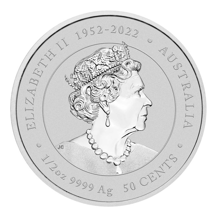 2024 Perth Mint Lunar Dragon Silver Coin - 1/2oz