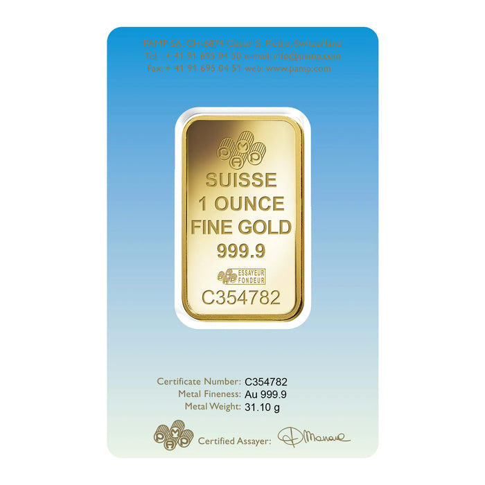 PAMP Suisse Buddha Gold Minted Bar - 1oz