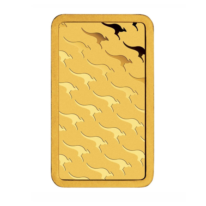 Perth Mint Kangaroo Minted Gold Bar - 1g