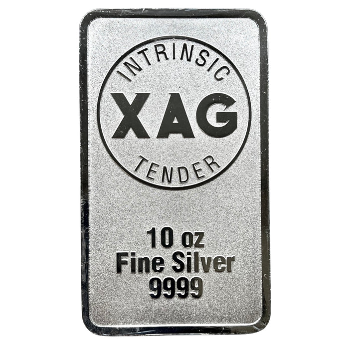 Intrinsic Tender XAG Minted Silver Bar – 10oz