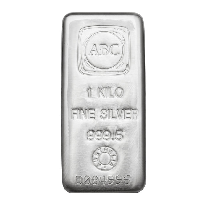 ABC Bullion Silver Cast Bar - 1kg