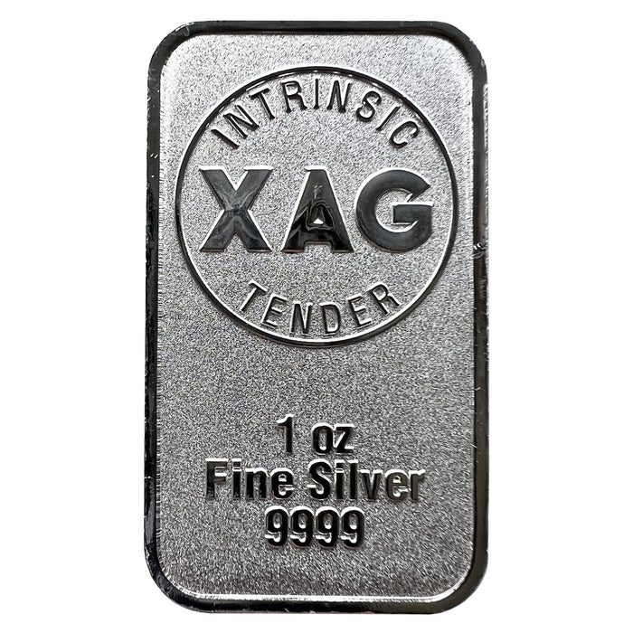 Intrinsic Tender XAG Minted Silver Bar – 1oz