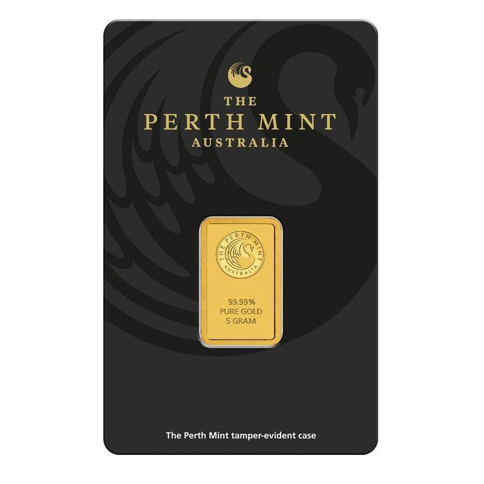 Perth Mint Kangaroo Minted Gold Bar - 5g