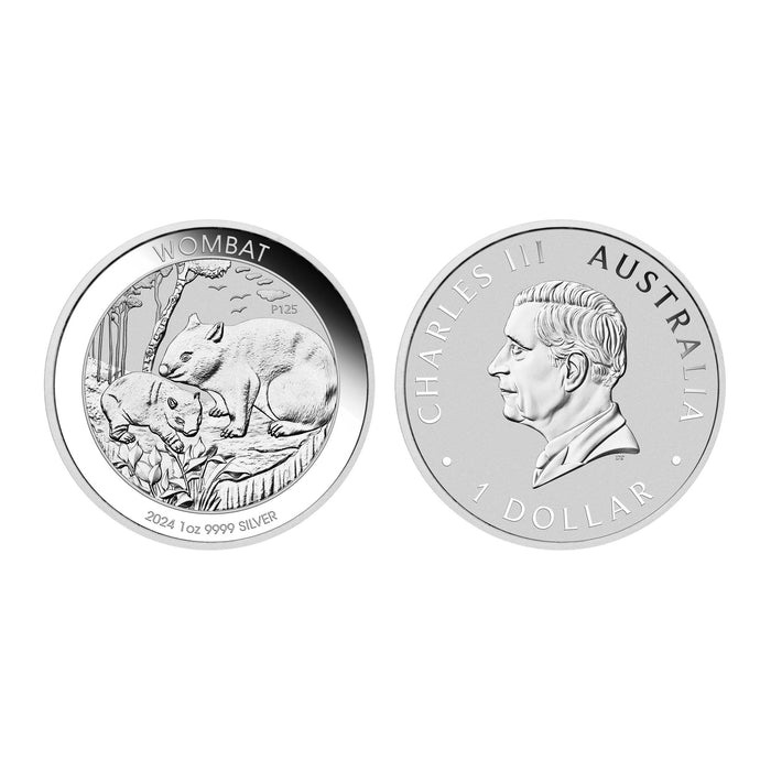 1oz 2024 Perth Mint Wombat Silver Bullion Coin