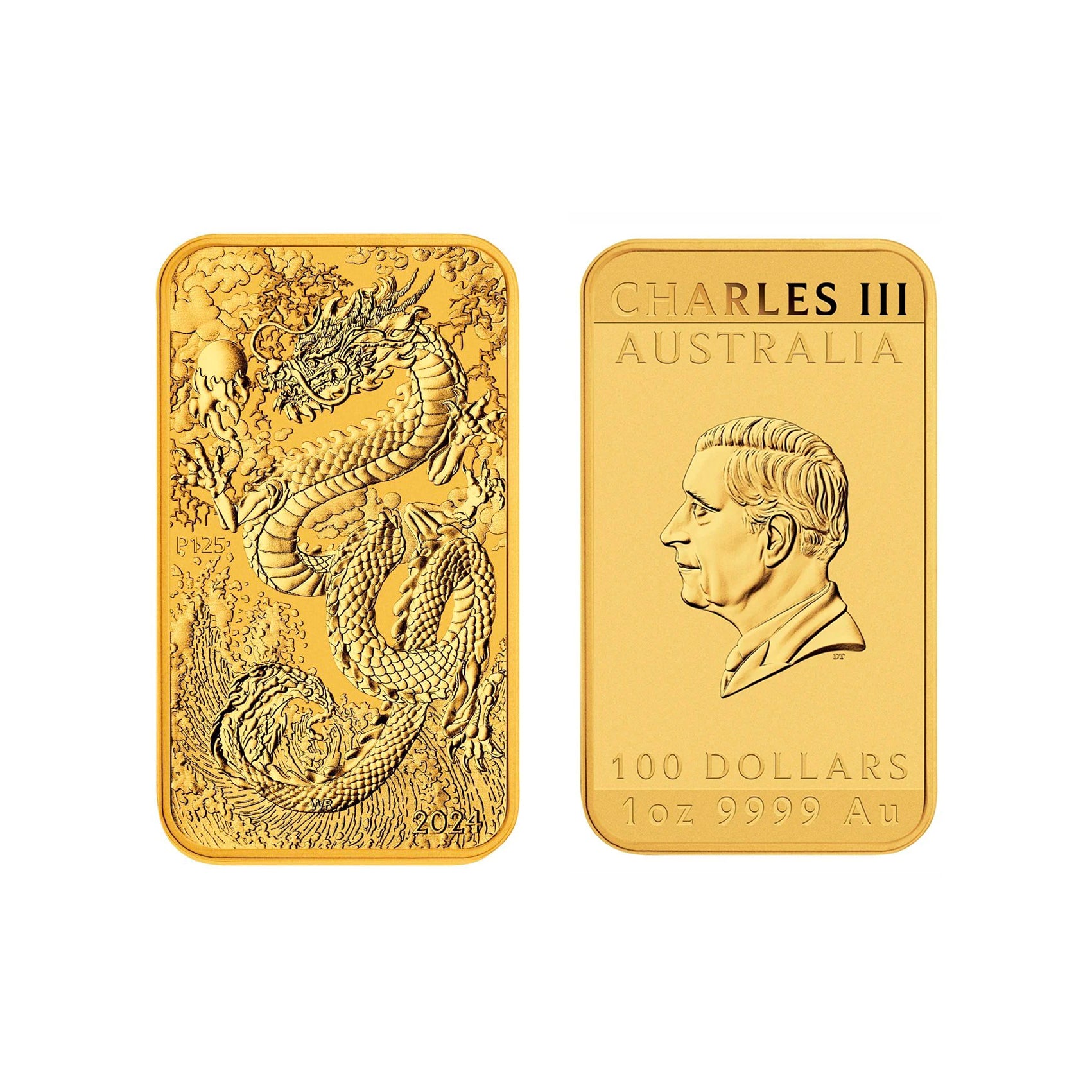 Product Spotlight: 2024 Perth Mint Rectangular Dragon Gold Coin - 1oz | Bulk Bullion