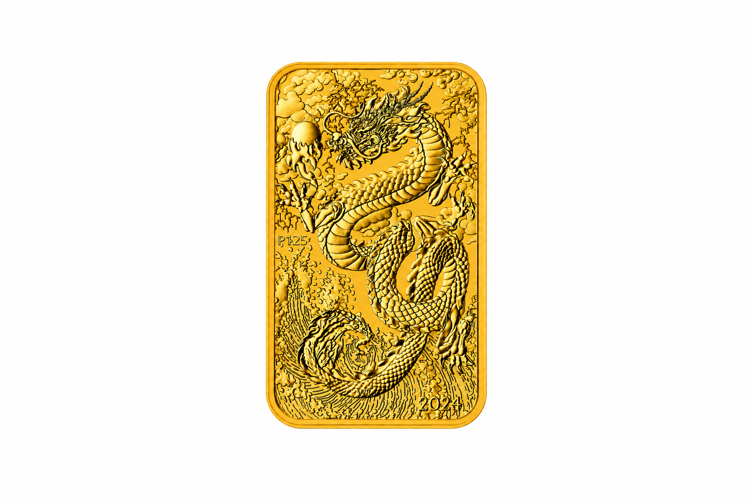 2024 Perth Mint Rectangular Dragon Gold Coin - 1oz | Bulk Bullion