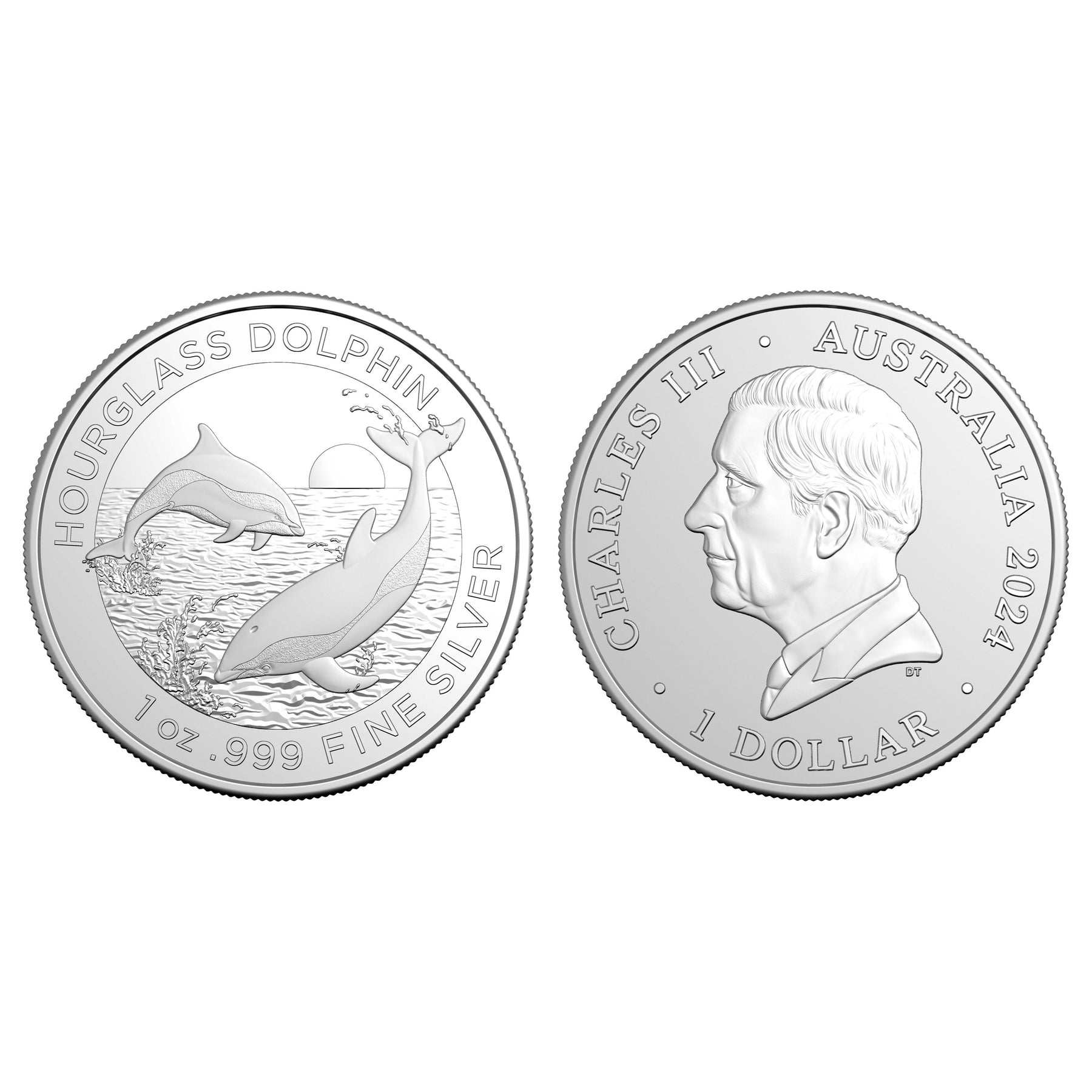 Product Spotlight: 2024 Royal Australian Mint Hourglass Dolphin Silver Coin - 1oz | Bulk Bullion