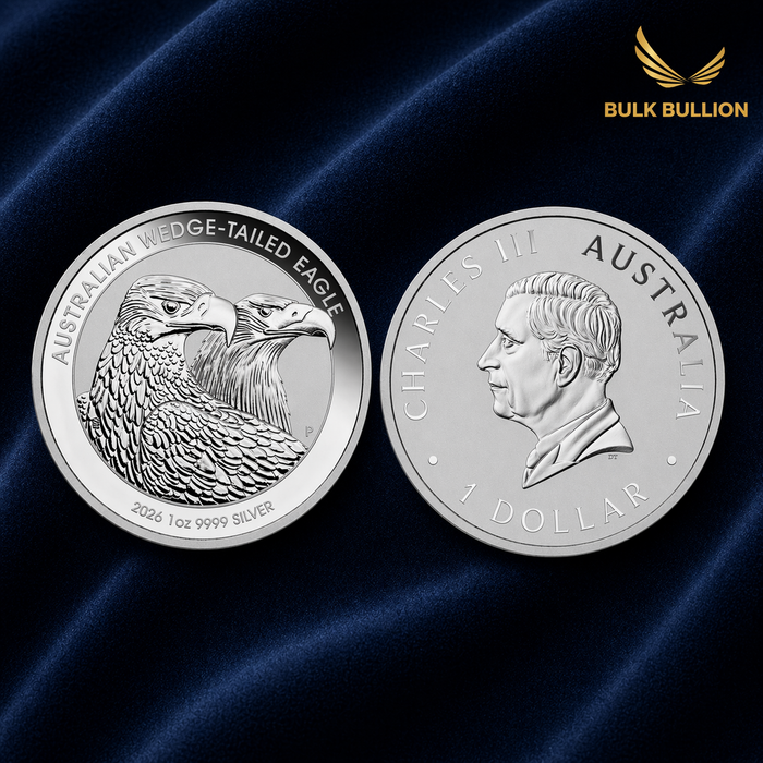 2026 Perth Mint Wedge Tailed Eagle Silver Coin - 1oz | Bulk Bullion