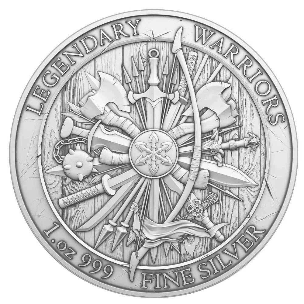 SilverTowne Legendary Warriors Alexander the Great Silver Round - 1oz | Bulk Bullion