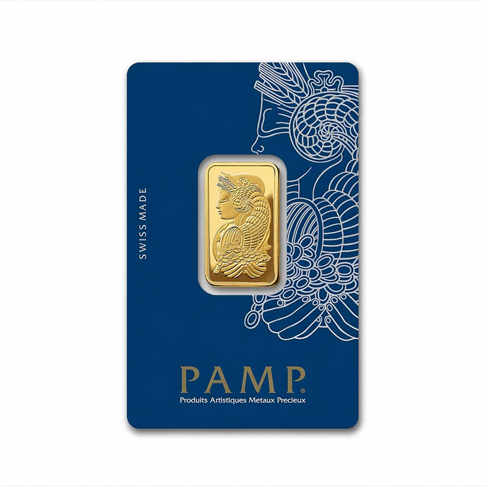 PAMP Suisse Lady Fortuna Veriscan Gold Minted Bar - 1/2oz | Bulk Bullion