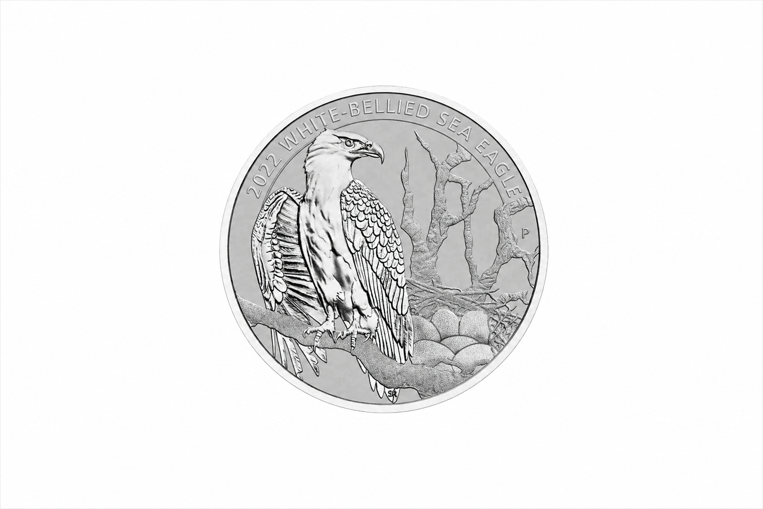 2022 Perth Mint White Bellied Sea Eagle Platinum Coin - 1/2oz  | Bulk Bullion
