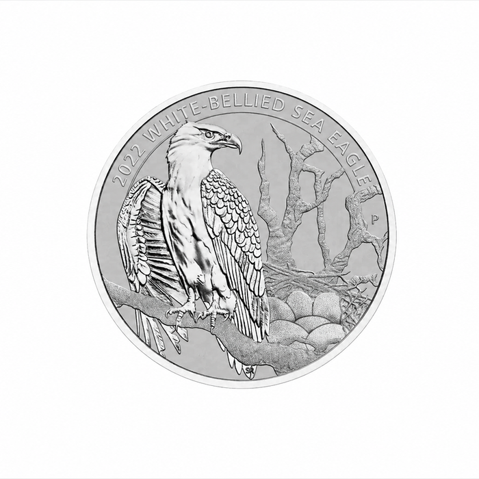 2022 Perth Mint White Bellied Sea Eagle Platinum Coin - 1/2oz  | Bulk Bullion