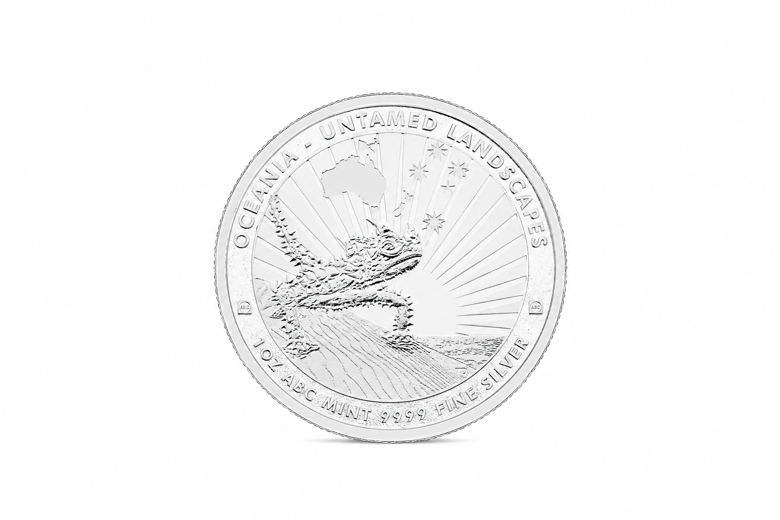 2025 ABC Bullion Mint Untamed Landscapes Thorny Lizard Silver Coin ...