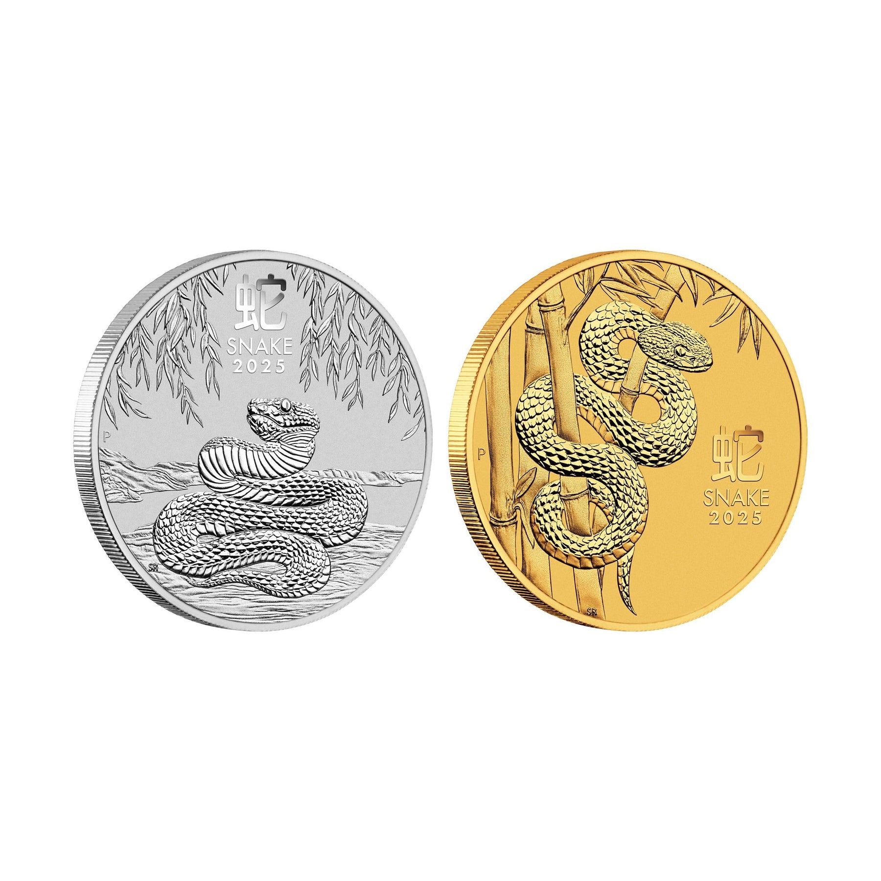 Perth Mint 2025 Lunar Year of The Snake Bullion Coins - Australian Lunar Series III