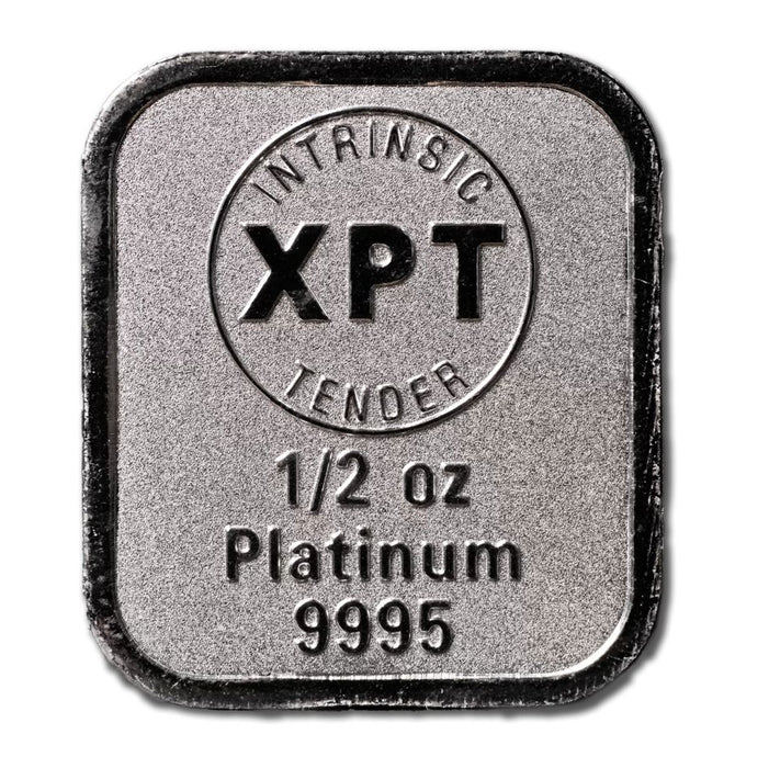 Intrinsic Tender XPT Platunim Minted Bar - 1/2oz