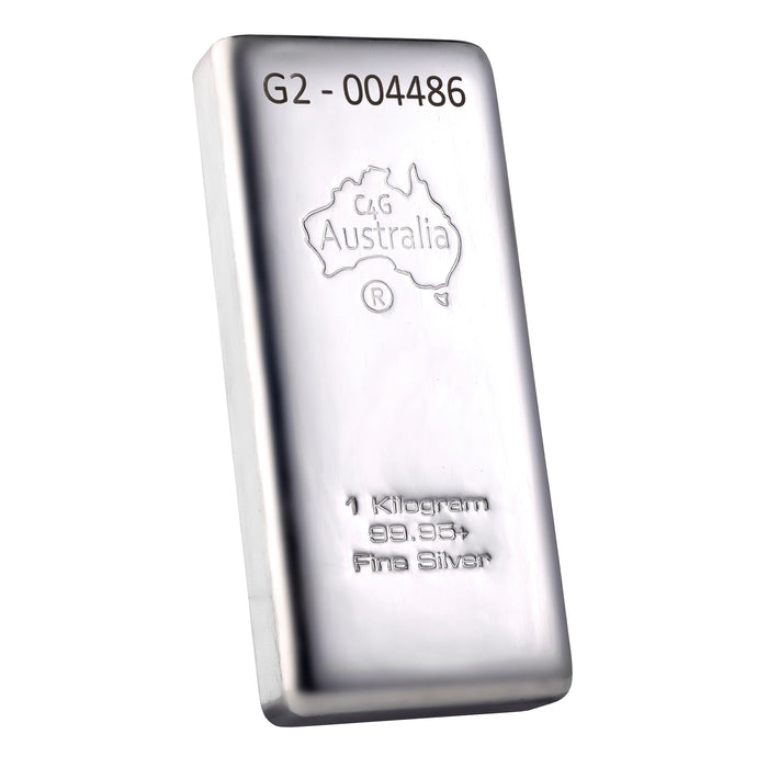 CPG Cast Silver Bullion Bar - 1kg