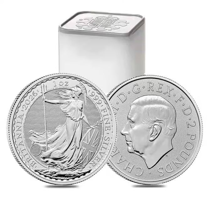 2026 Royal UK Mint Britannia King Charles Silver Coin - 1oz