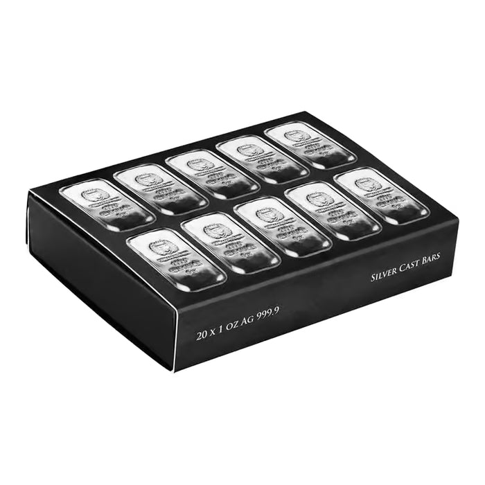 Germania Mint Silver Cast Bar – 1 Box (20oz)