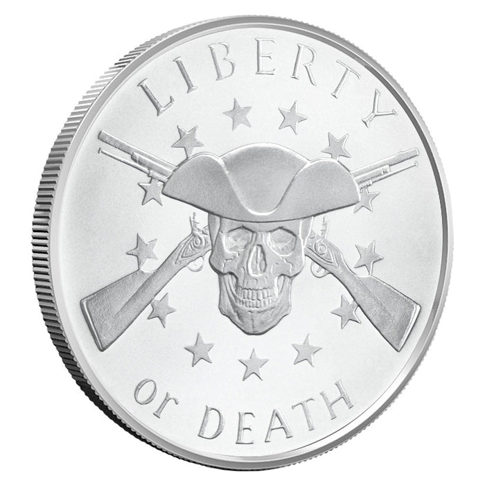 2024 Golden State Mint Silver Shield Liberty or Death Silver Round - 1oz