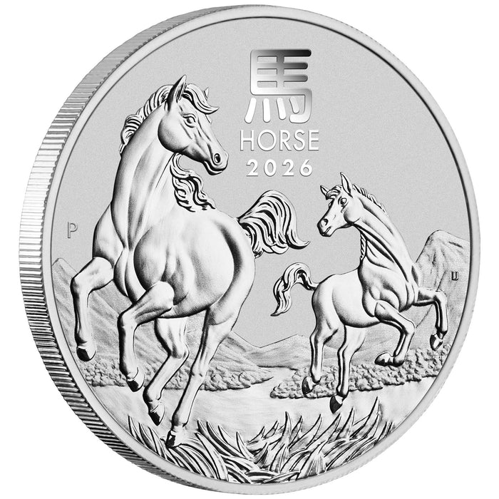 2026 Perth Mint Lunar Horse Silver Coin - 1oz