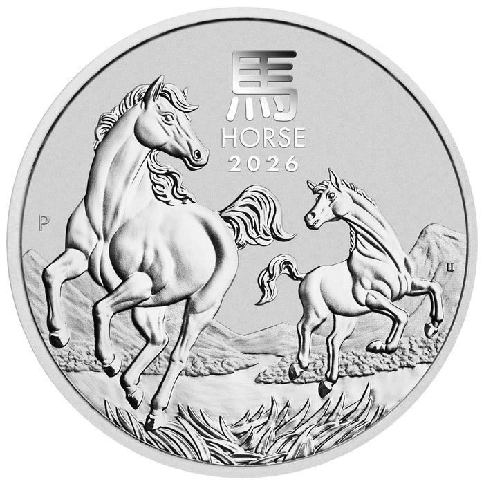 2026 Perth Mint Lunar Horse Silver Coin - 1oz