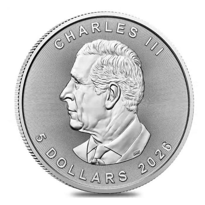 2026 Royal Canadian Mint Maple Silver Coin - 1oz