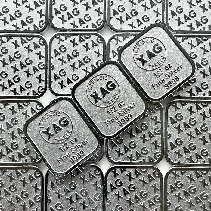 Intrinsic Tender XAG Minted Silver Bar – 1/2oz