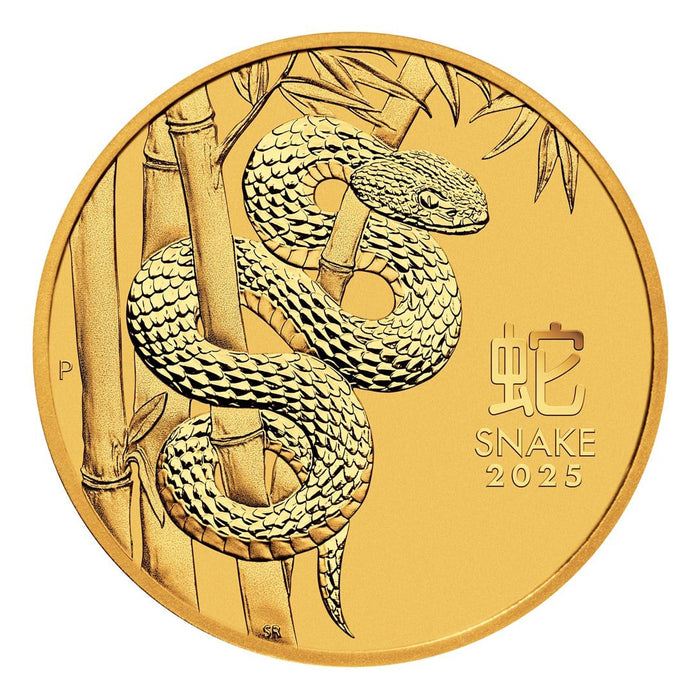 2024 Perth Mint Lunar Snake Gold Coin - 1/4oz