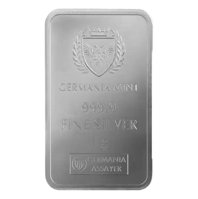 Germania Mint Silver Minted MultiBar - 100g (100 x 1g)