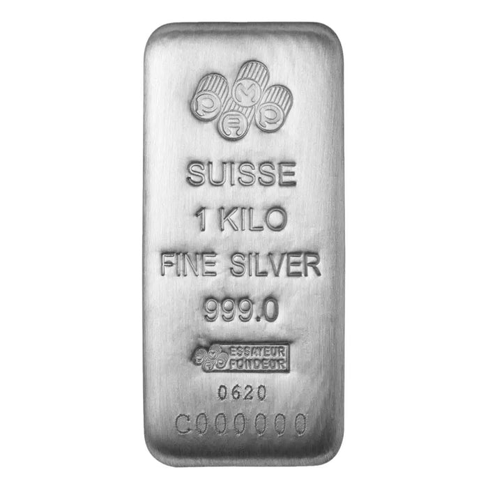 Buy Back PAMP Suisse Silver Cast Bullion Bar - 1kg