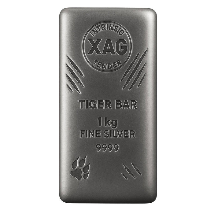 Intrinsic Tender XAG Cast Silver Bullion Bar – 1kg