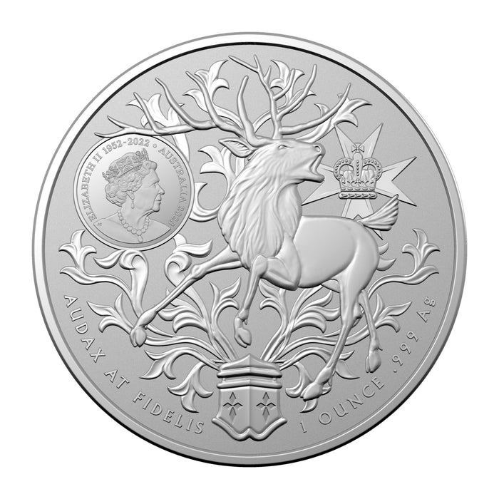 2023 Royal Australian Mint Queensland Coat of Arms Silver Coin - 1oz