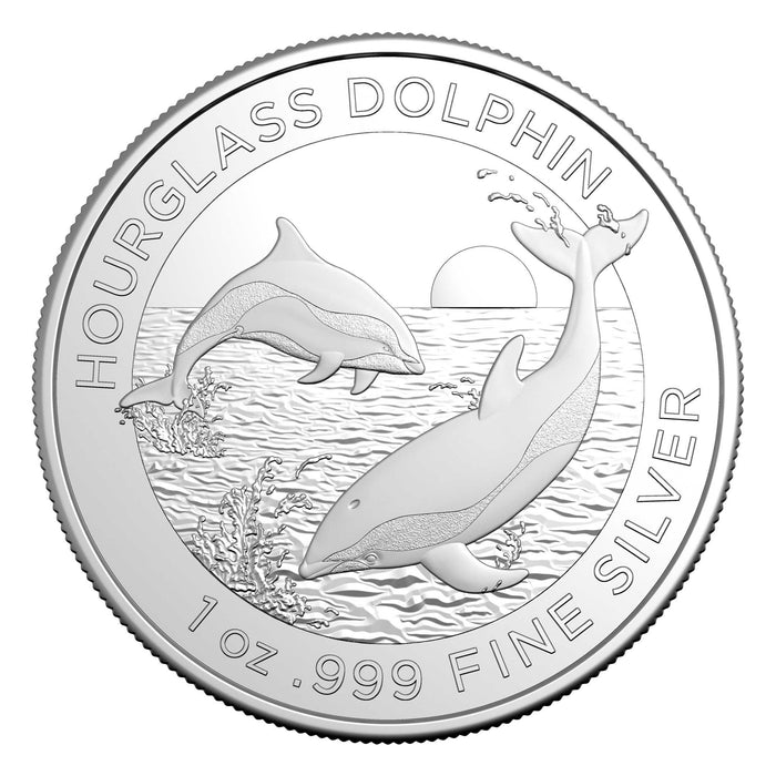 2024 Royal Australian Mint Hourglass Dolphin Silver Coin - 1oz