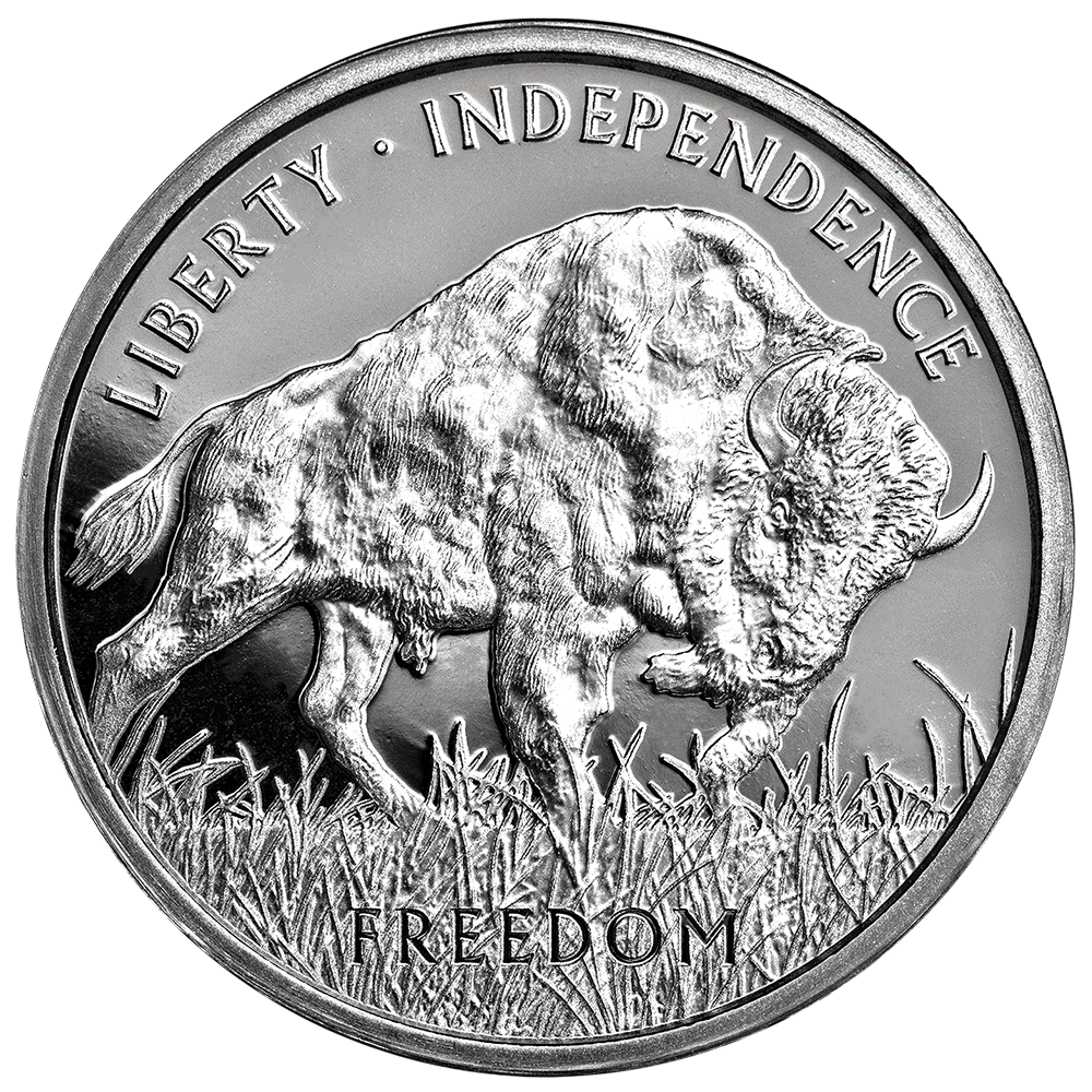 Pamp American Buffalo Silver Round 1oz — Bulk Bullion