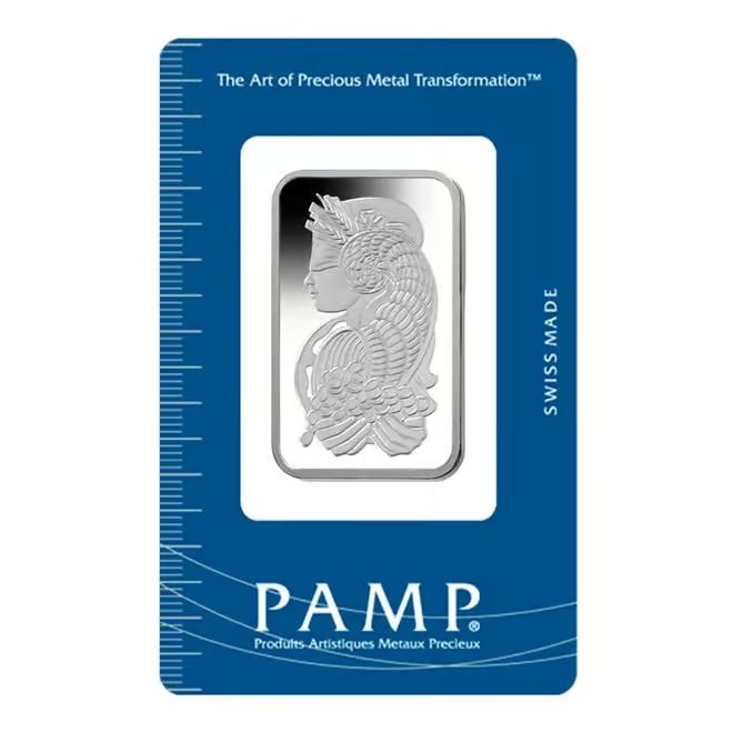 PAMP Suisse Lady Fortuna Platinum Bar - 1oz