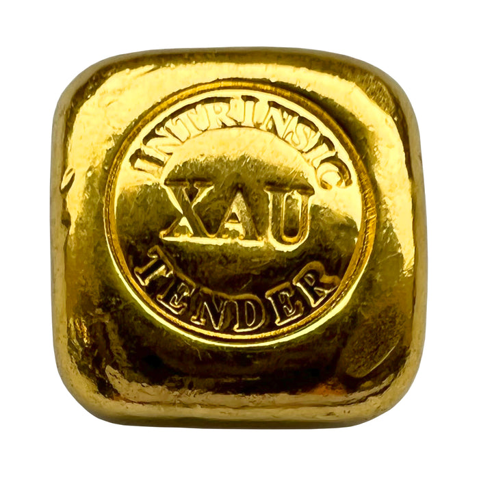 Intrinsic Tender XAU Gold Cast Bar - 1oz