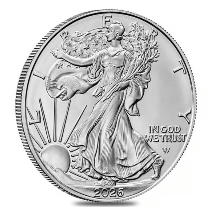 2026 United States Mint American Silver Eagle Coin - 1oz