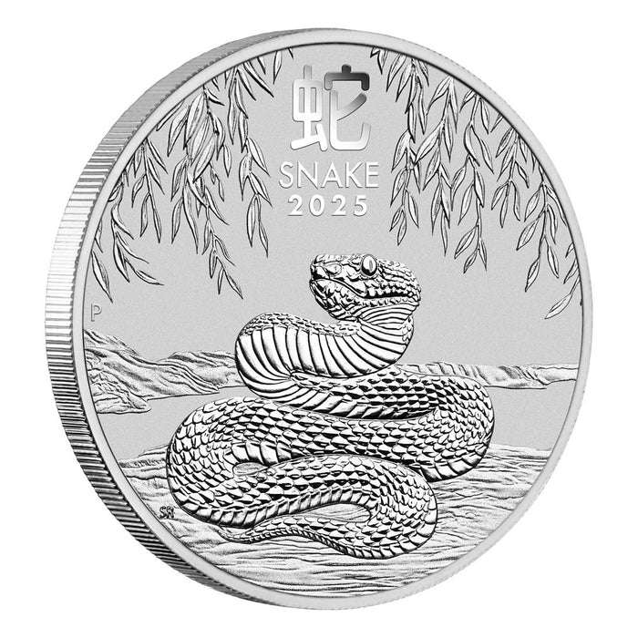 2025 Perth Mint Lunar Snake Silver Coin - 2oz