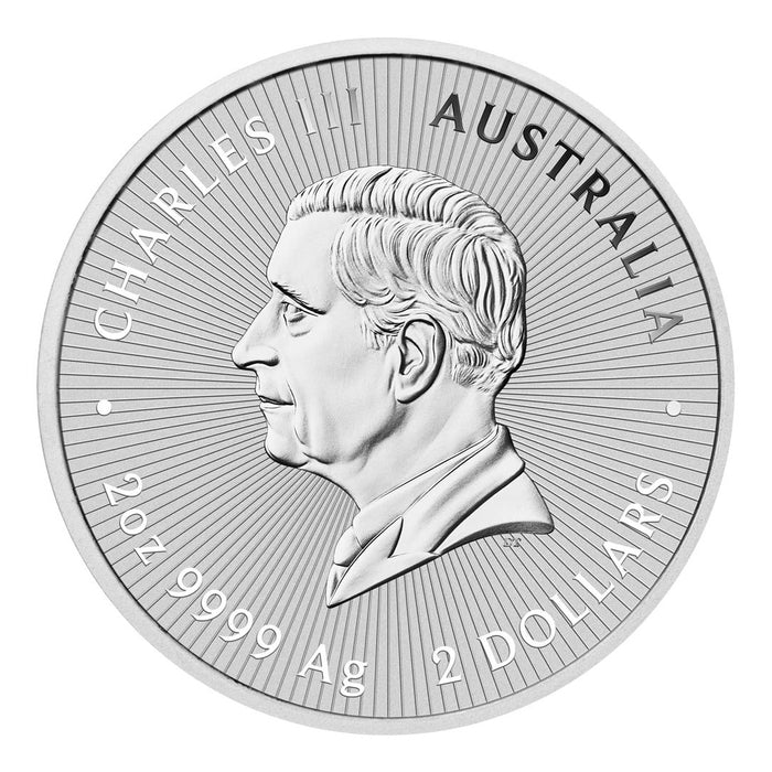 2024 Perth Mint Next Generation Australian Emu Piedfort Silver Coin - 2oz