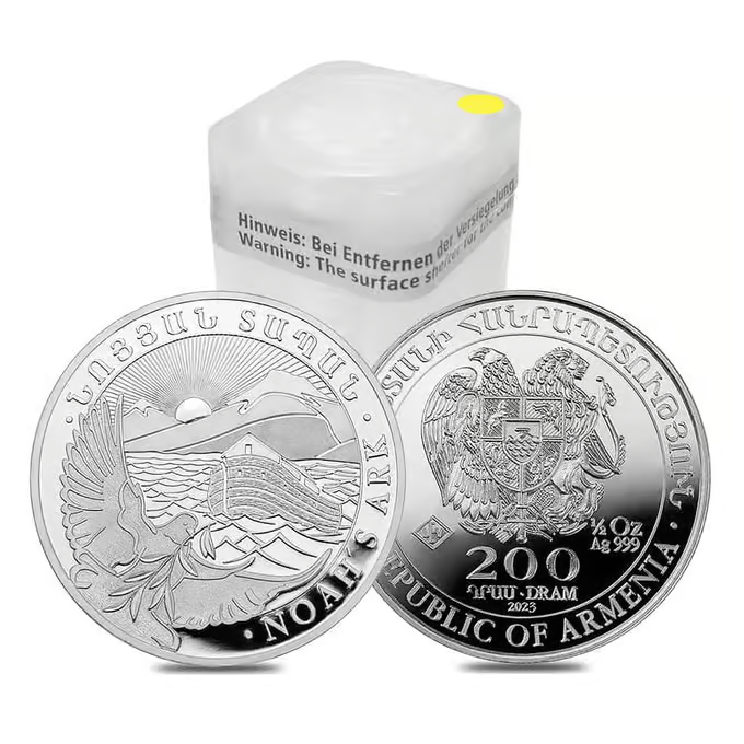 2023 Geiger Edelmetalle Armenian Noah's Ark Silver Coin - 1/2oz