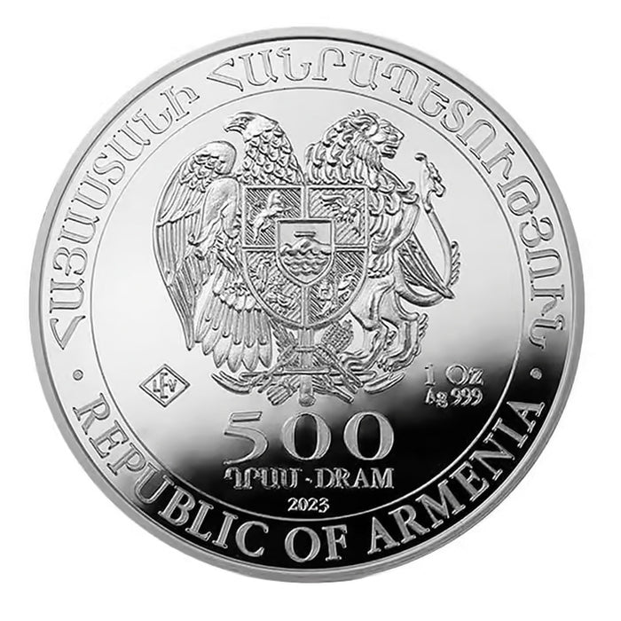 2023 Geiger Edelmetalle Armenian Noah's Ark Silver Coin - 1oz