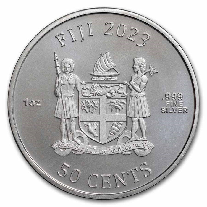 2023 Fiji Jurassic Park 30th Anniversary Silver Coin - 1oz