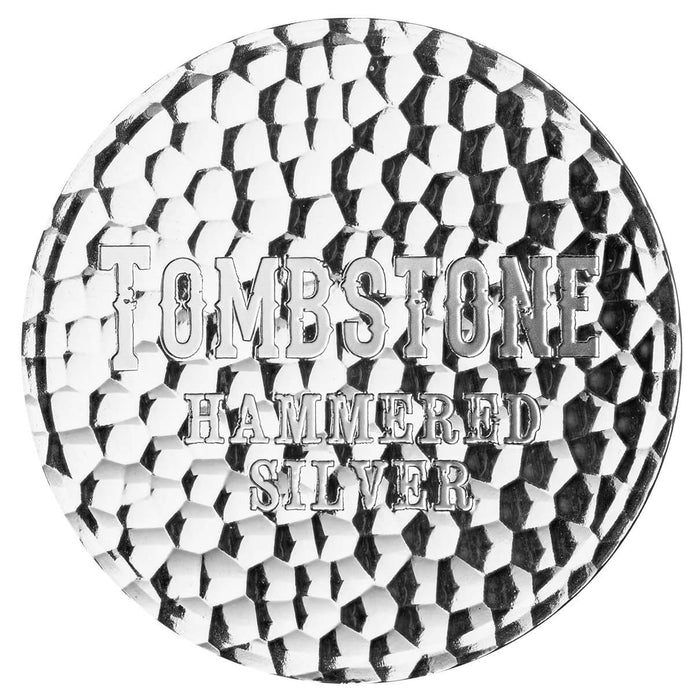 Scottsdale Mint Tombstone Hammered Silver Round - 1oz