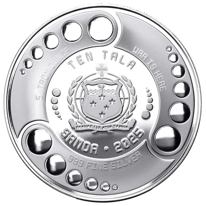 2025 Scottsdale Mint Samoa Alien Architects Silver Coin - 5oz