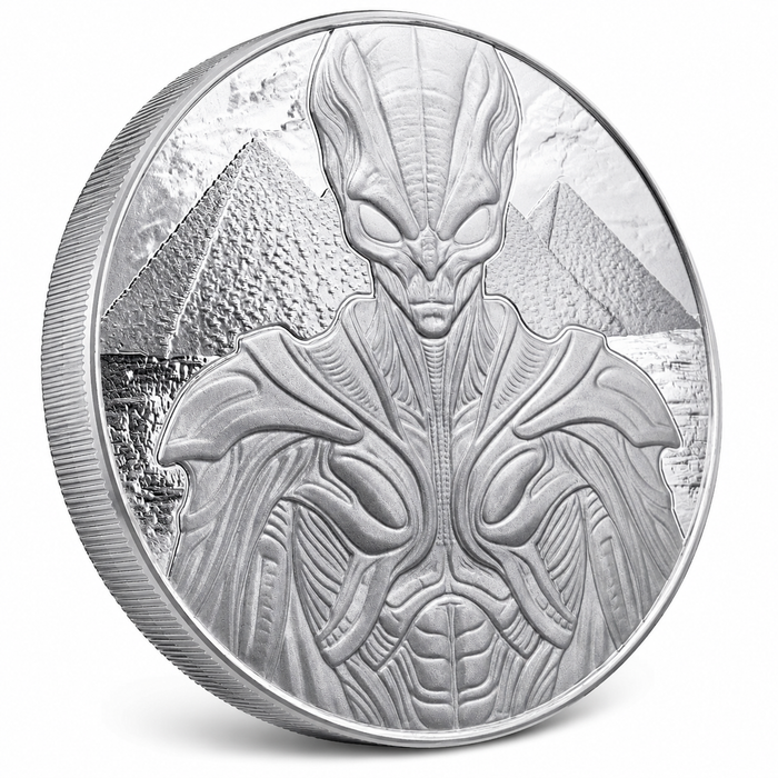 2025 Scottsdale Mint Samoa Alien Architects Silver Coin - 5oz