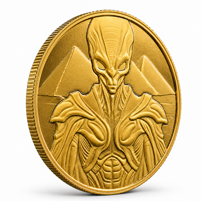 2025 Scottsdale Mint Alien Gold Coin - 1/10oz