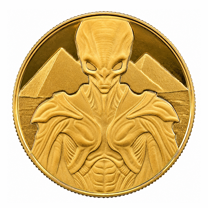 2025 Scottsdale Mint Alien Gold Coin - 1/10oz