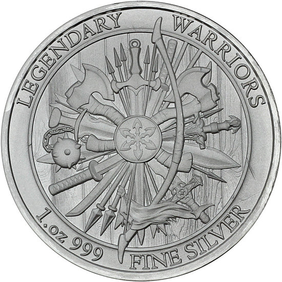 SilverTowne Legendary Warriors Geronimo Silver Round - 1oz