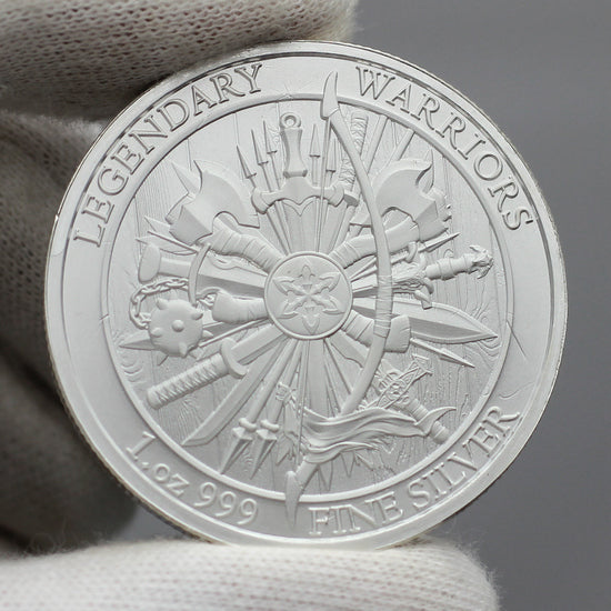 SilverTowne Legendary Warriors Geronimo Silver Round - 1oz