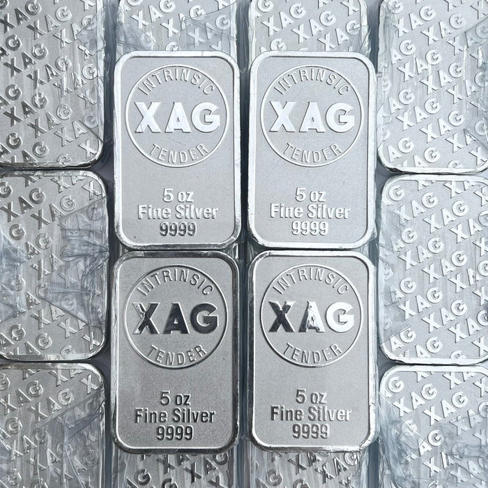 Intrinsic Tender XAG Minted Silver Bar – 5oz